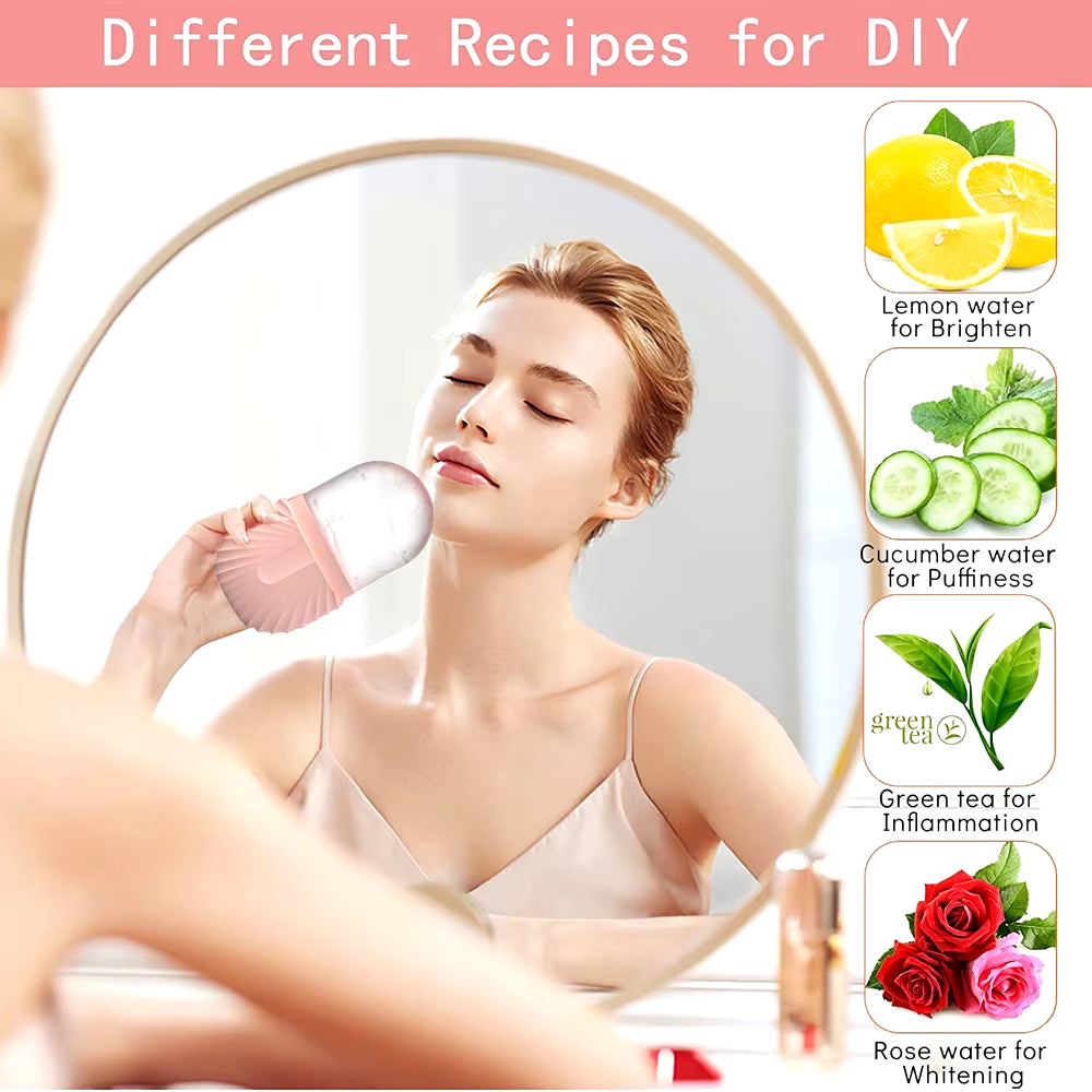 New Ice Roller for Face & Eye Puffiness Relief Reusable Facial Massager Contour and Enhance Skin Care & Glow Skin Care Tools
