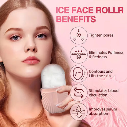New Ice Roller for Face & Eye Puffiness Relief Reusable Facial Massager Contour and Enhance Skin Care & Glow Skin Care Tools